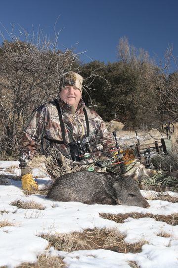 What started out as an otherwise ordinary Javelina hunt took a problematic turn on the first morning, but Trent’s out-of-state buddy Matt Sheterom got his “pig” nonetheless.